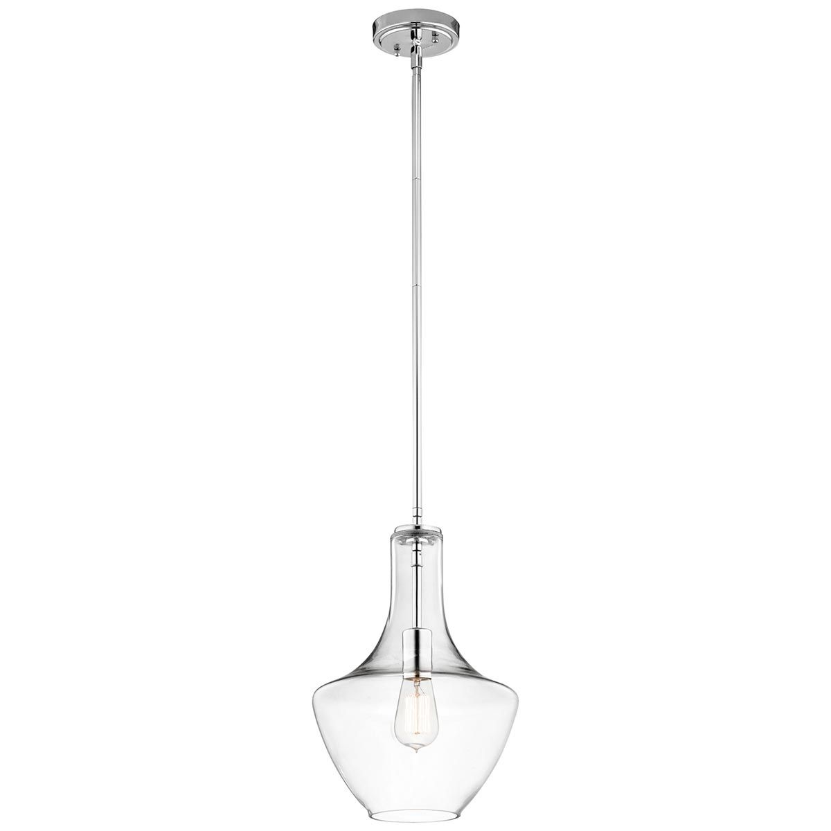 Kichler Everly Single Small Pendant - Chrome