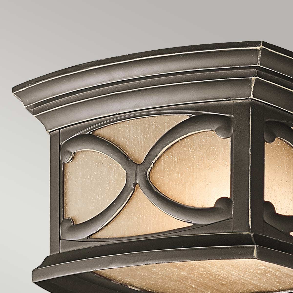 Kichler Franceasi 2 Light Flush Fitting - Olde Bronze