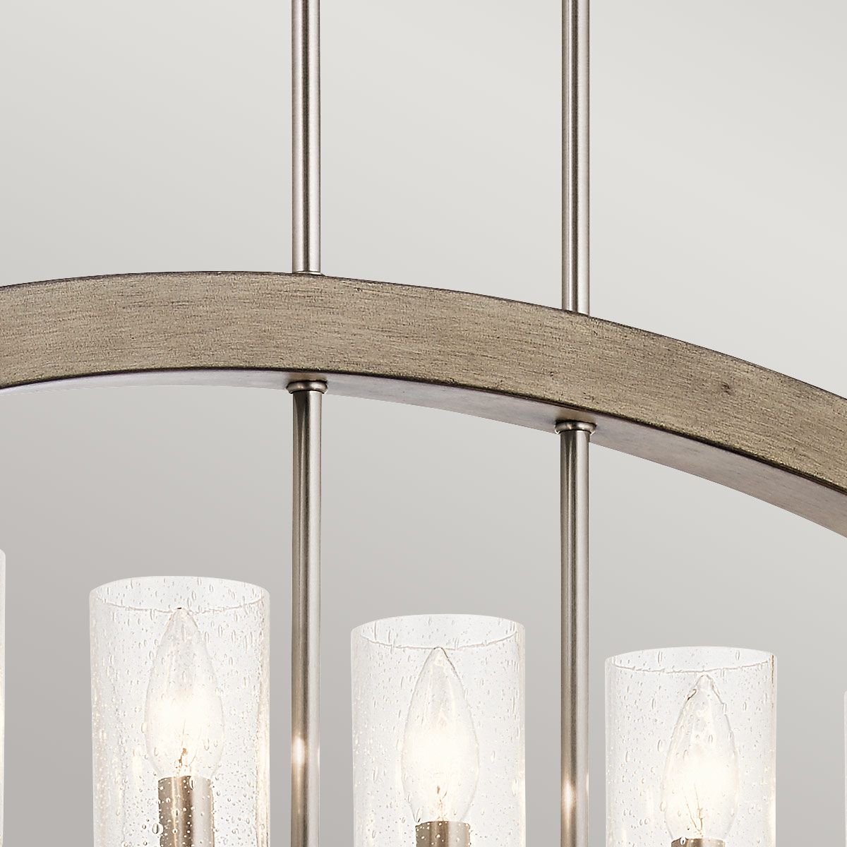 Kichler Grand Bank 5 Light Chandelier - Distressed Antique Grey