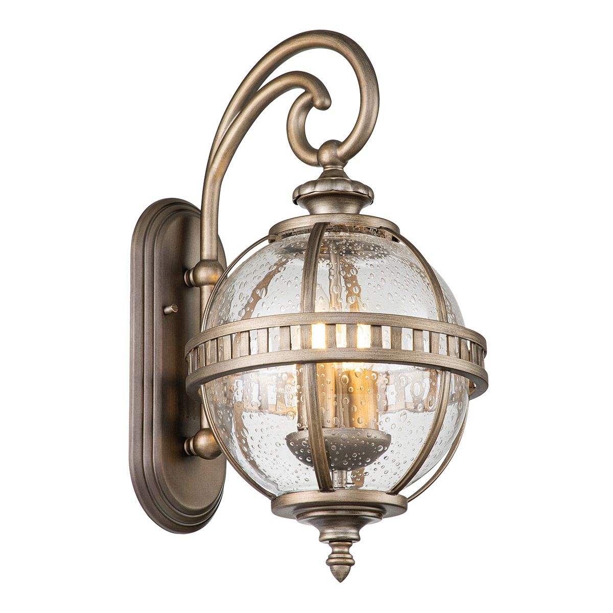 Kichler Halleron 2 Light Wall Lantern - Burnished Bronze