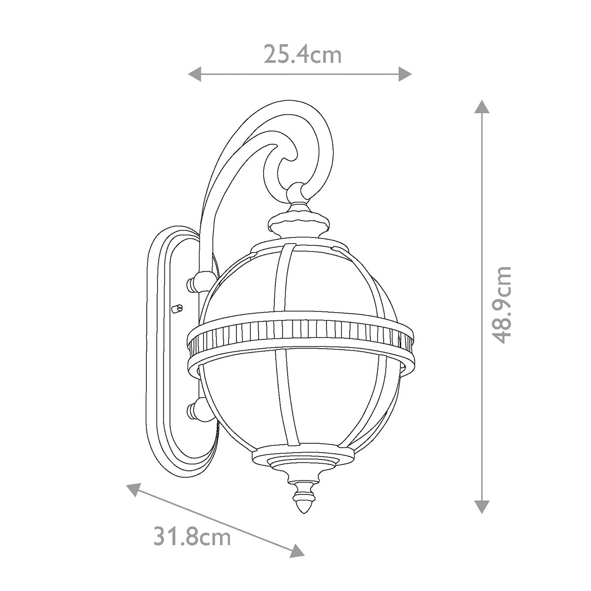 Kichler Halleron 2 Light Wall Lantern - Londonderry