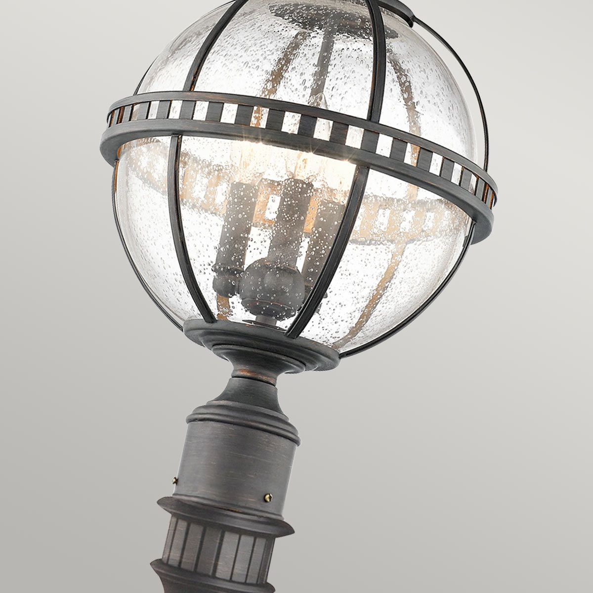 Kichler Halleron 3 Light Pedestal Lantern - Londonderry