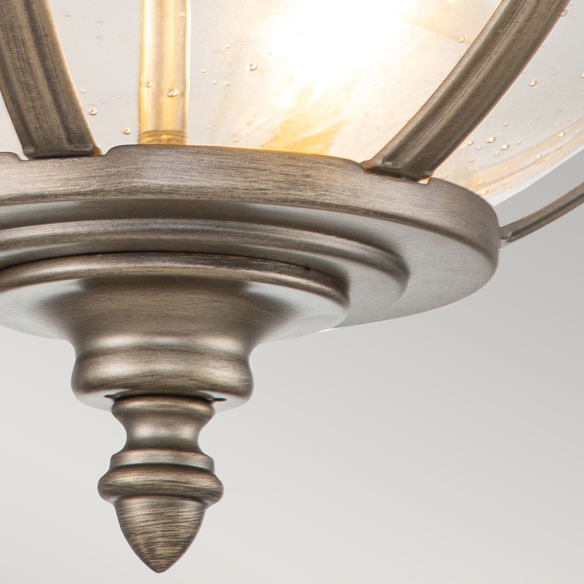 Kichler Halleron 3 Light Flush Fitting - Burnished Bronze