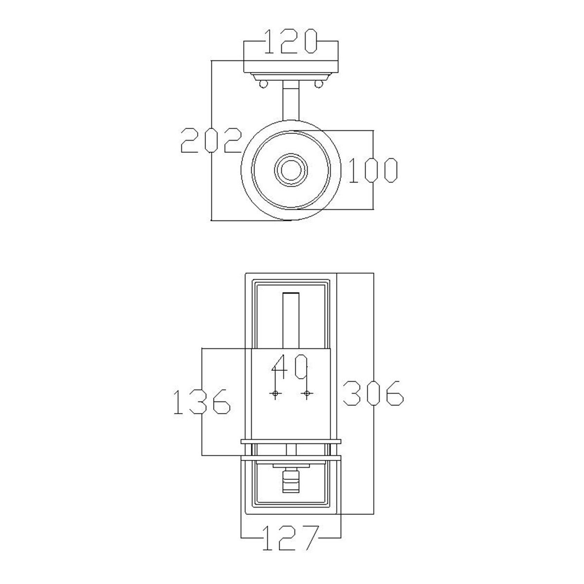 Kichler Hendrik Single Bathroom Wall Light - Polished Chrome