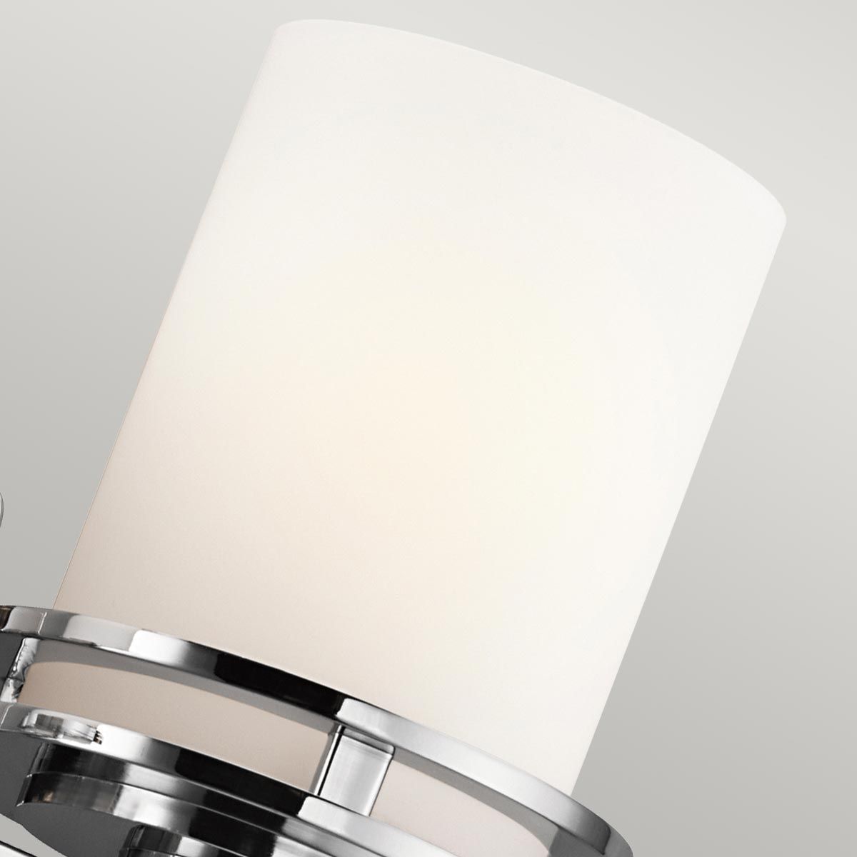 Kichler Hendrik 2 Light Bathroom Wall Light - Polished Chrome