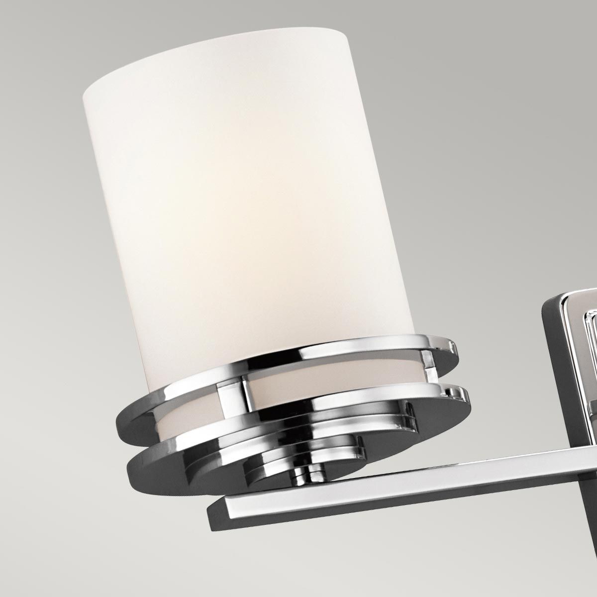 Kichler Hendrik 3 Light Bathroom Wall Light - Polished Chrome