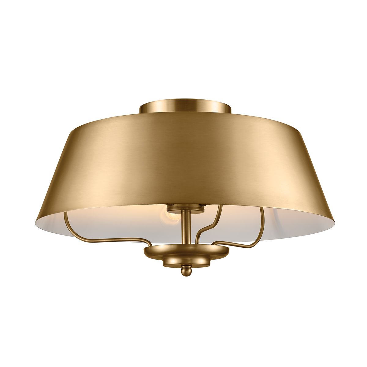 Kichler Luella 3 Light Duo-Mount Pendant - Brushed Natural Brass