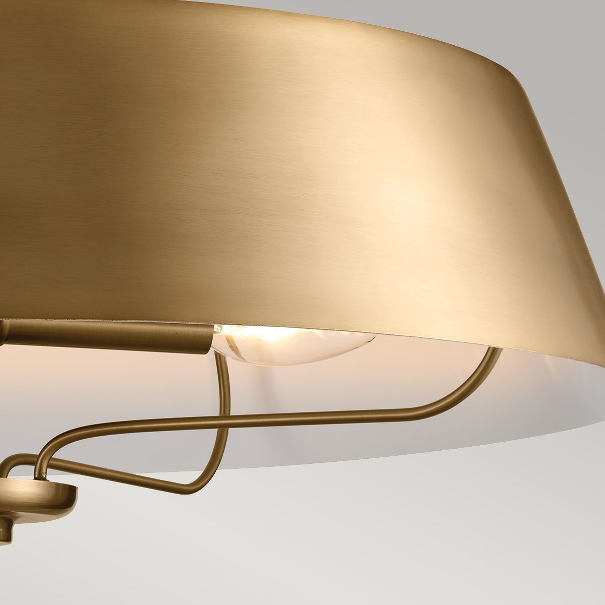 Kichler Luella 4 Light Duo-Mount Pendant - Brushed Natural Brass
