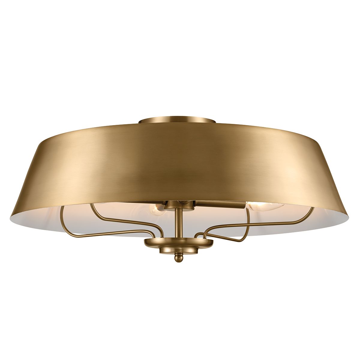 Kichler Luella 4 Light Duo-Mount Pendant - Brushed Natural Brass