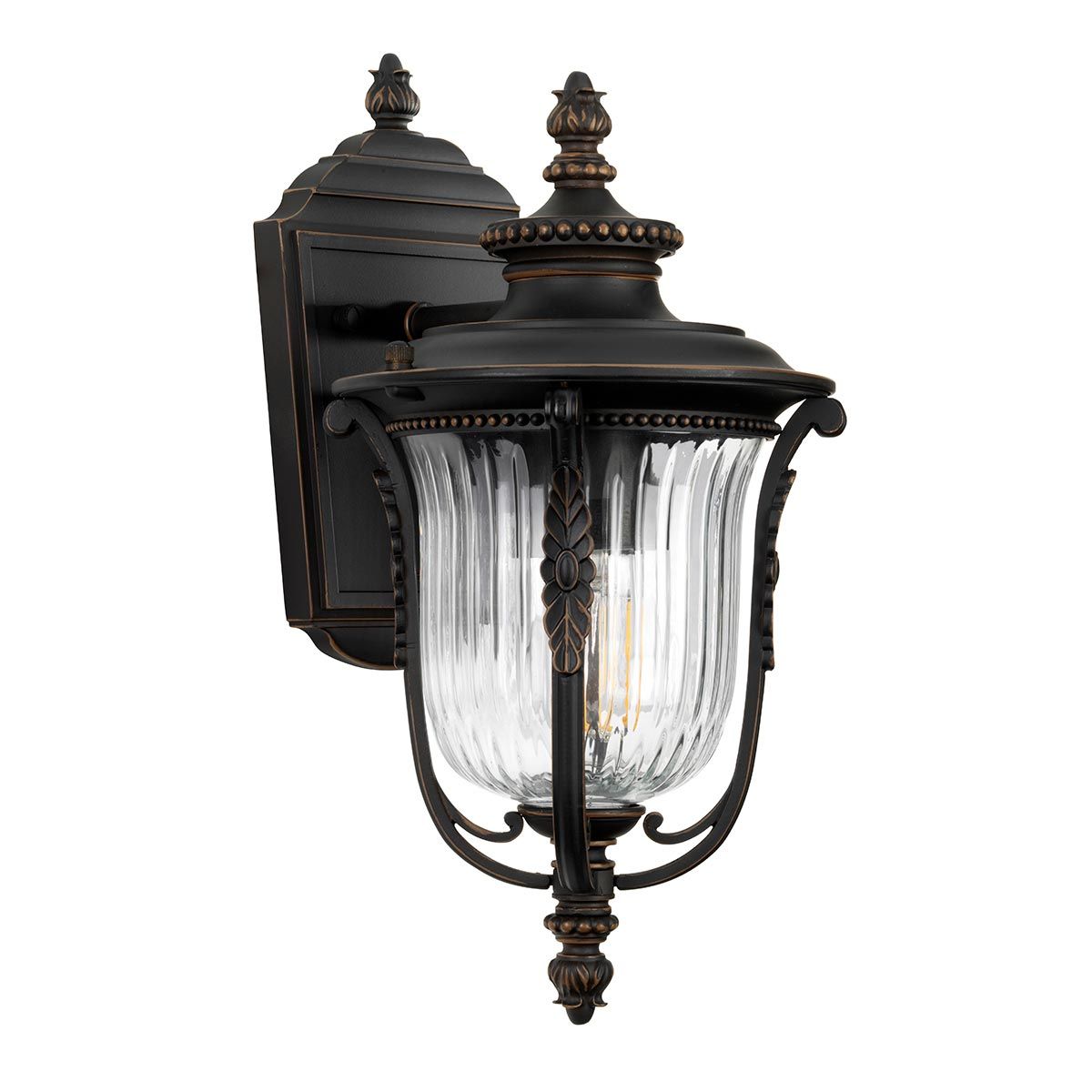Kichler Luverne Single Small Wall Lantern - Oil Rubbed Bronze
