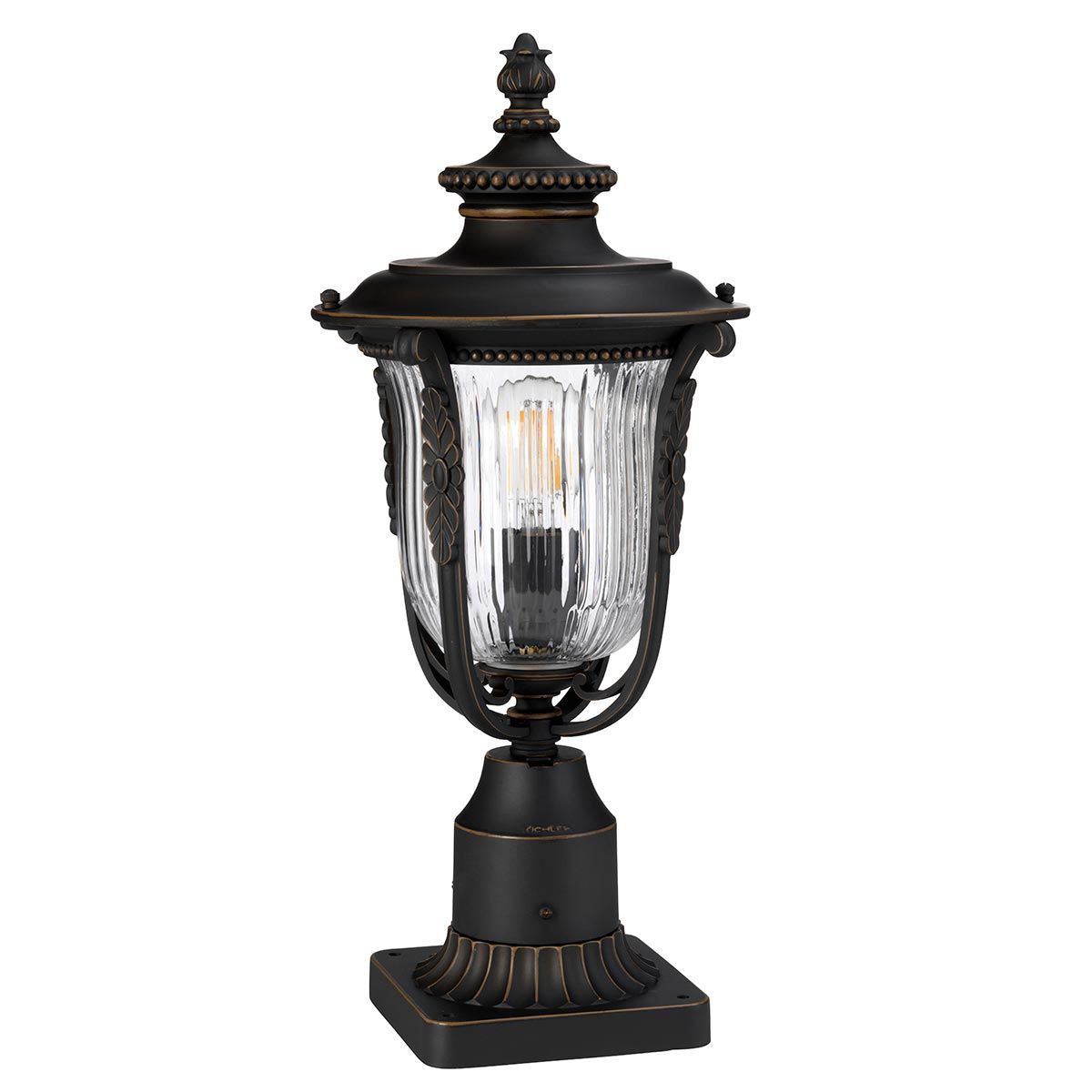 Kichler Luverne Single Pedestal Light - Oil Rubbed Bronze