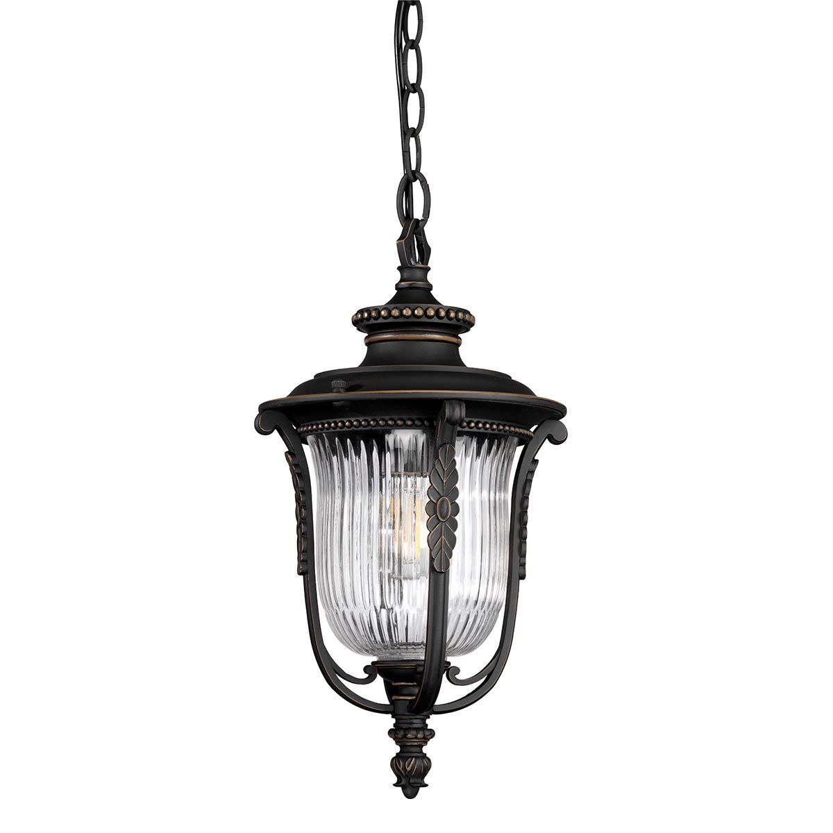 Kichler Luverne Single Chain Lantern - Oil Rubbed Bronze