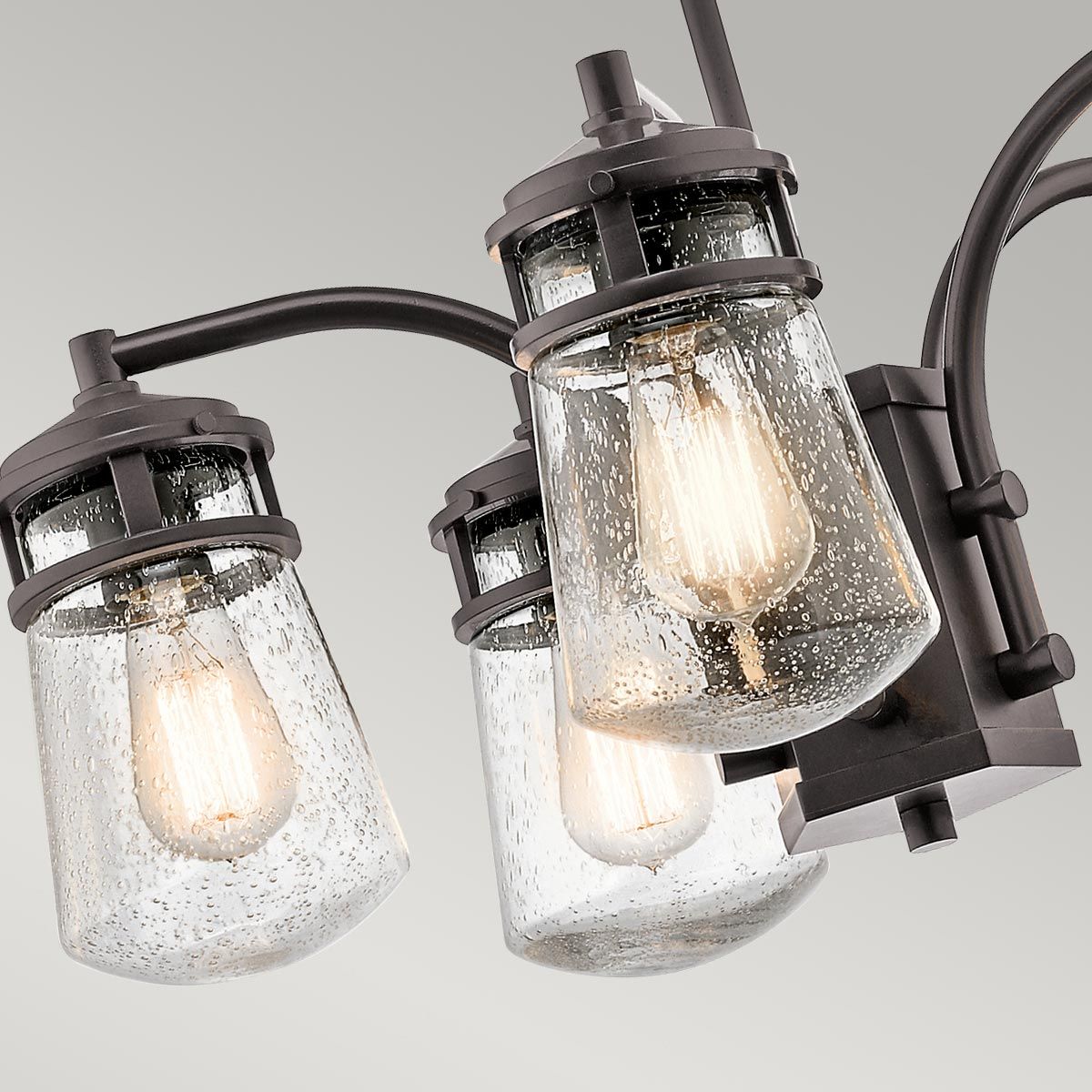 Kichler Lyndon 5 Light Outdoor Chandelier - Architectural Bronze