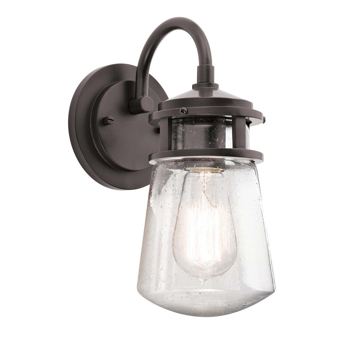 Kichler Lyndon Single Small Wall Lantern - Architectural Bronze
