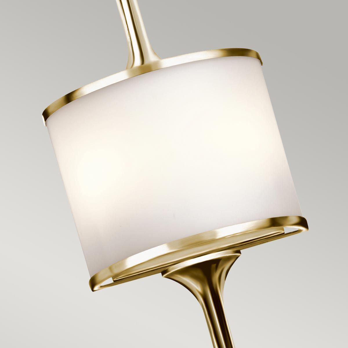 Kichler Mona 2 Light Large Bathroom Wall Light - Polished Brass