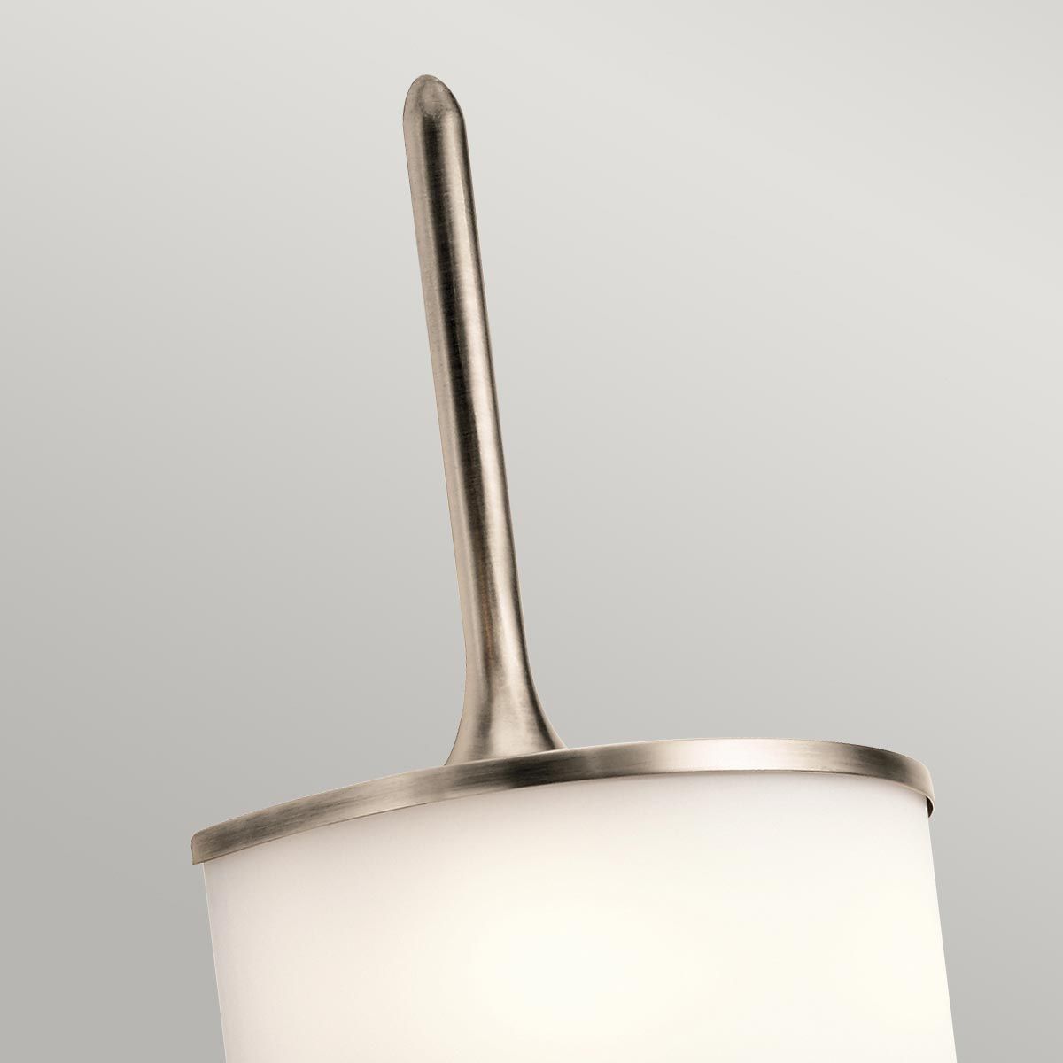 Kichler Mona 2 Light Small Bathroom Wall Light - Classic Pewter