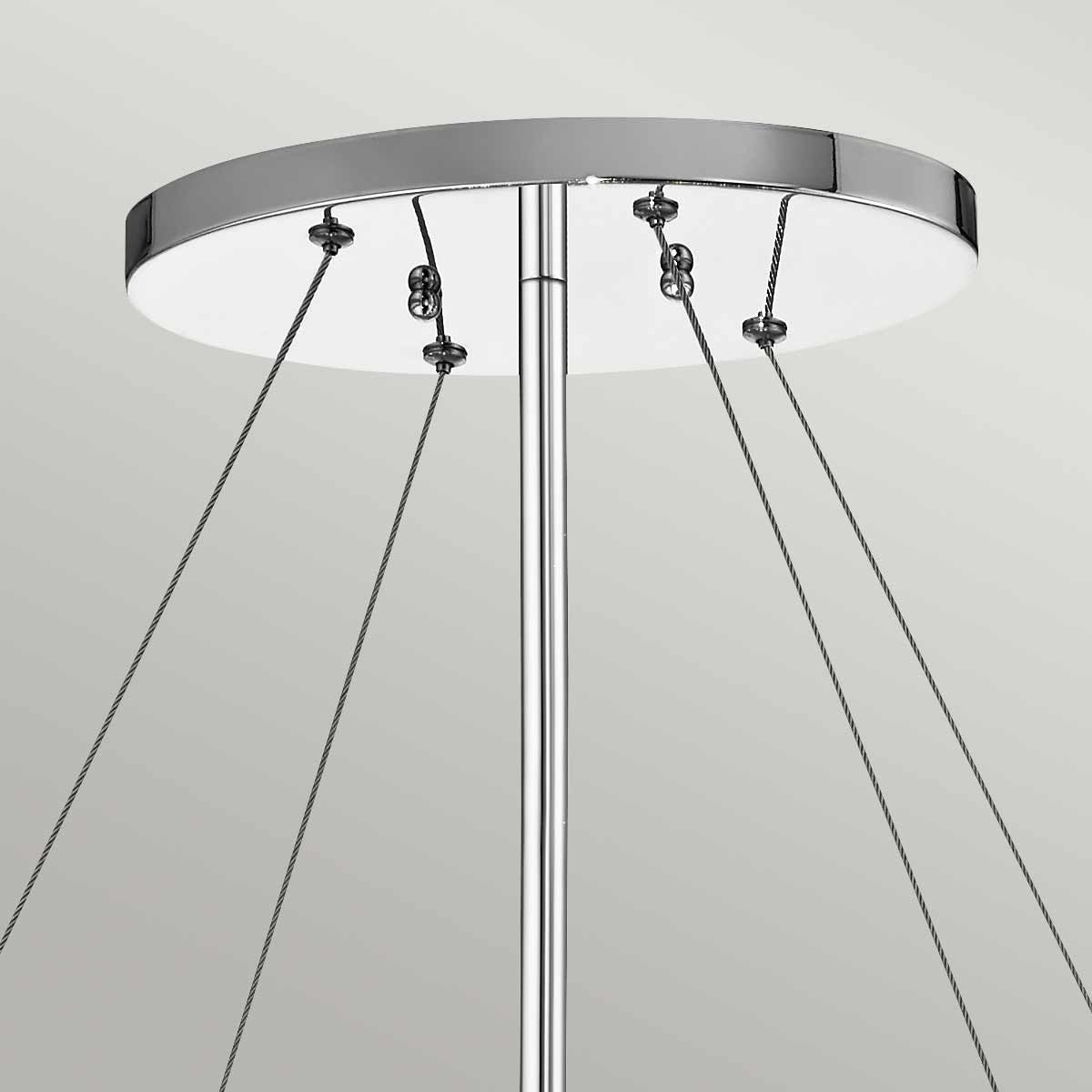 Kichler Piper 6 Light Oval Chandelier / Pendant - Polished Chrome