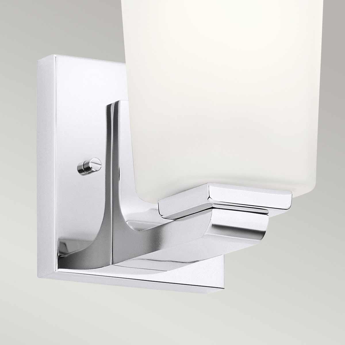 Kichler Roehm Single Bathroom Wall Light - Polished Chrome