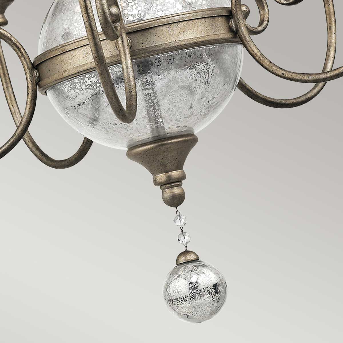 Kichler Rosalie 5 Light Chandelier - Sterling Gold