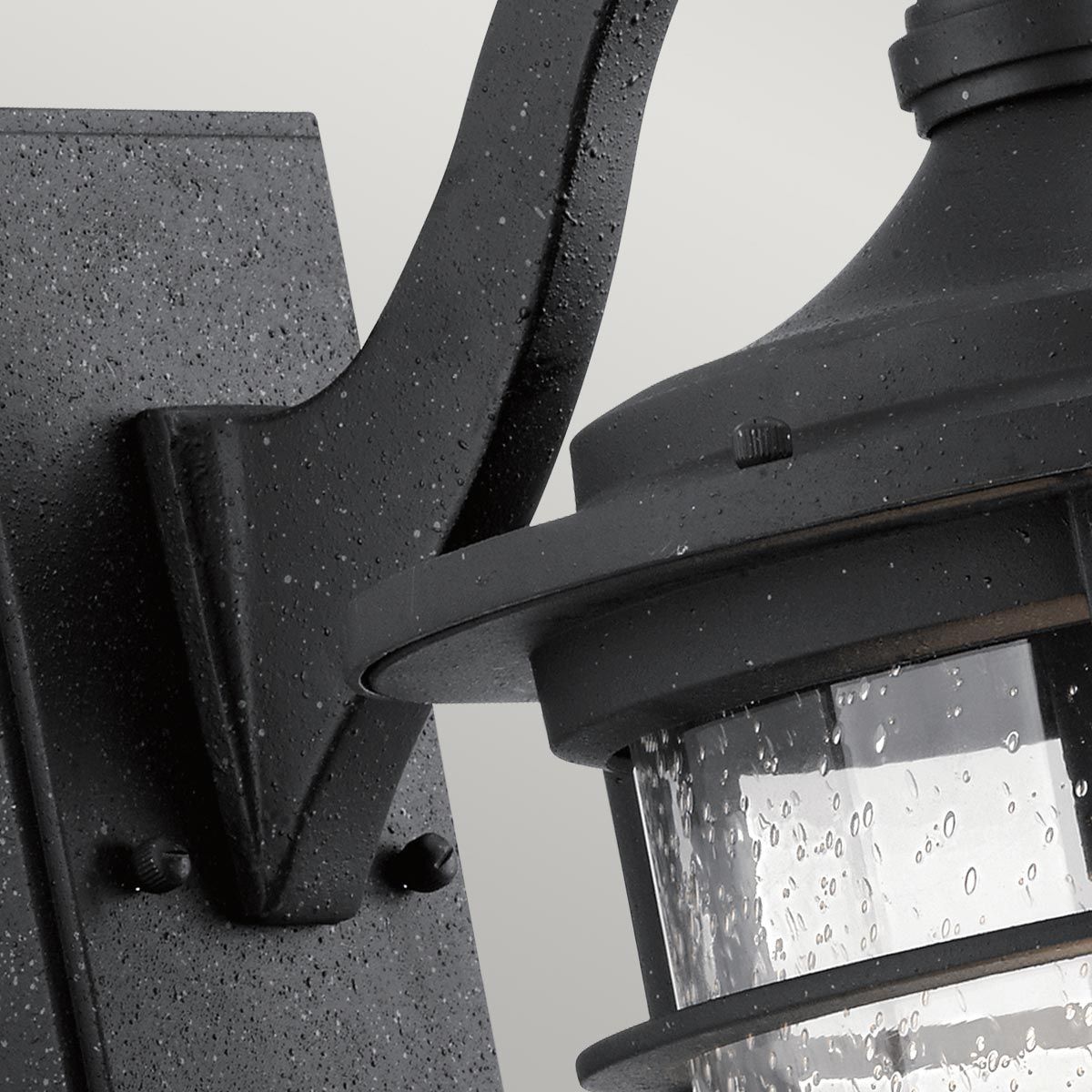 Kichler Royal Marine Single Medium Wall Lantern - Distressed Black