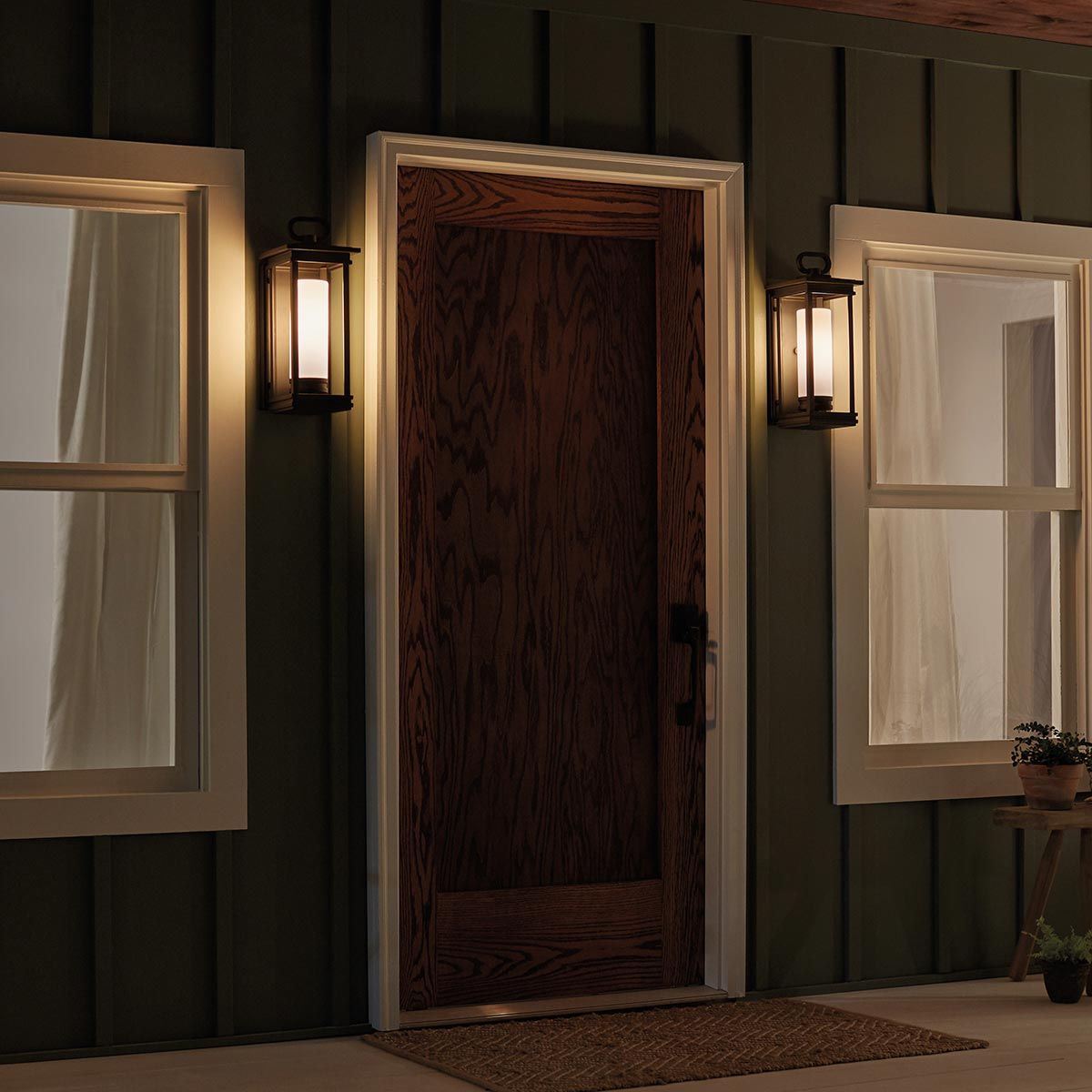 Kichler South Hope Single Medium Wall Lantern - Oil Rubbed Bronze