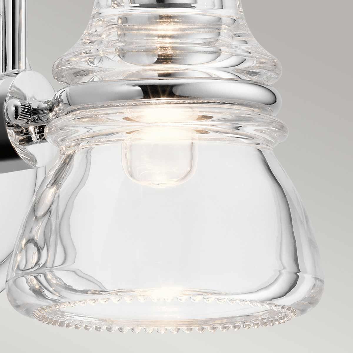 Kichler Talland Single Bathroom Wall Light - Polished Chrome