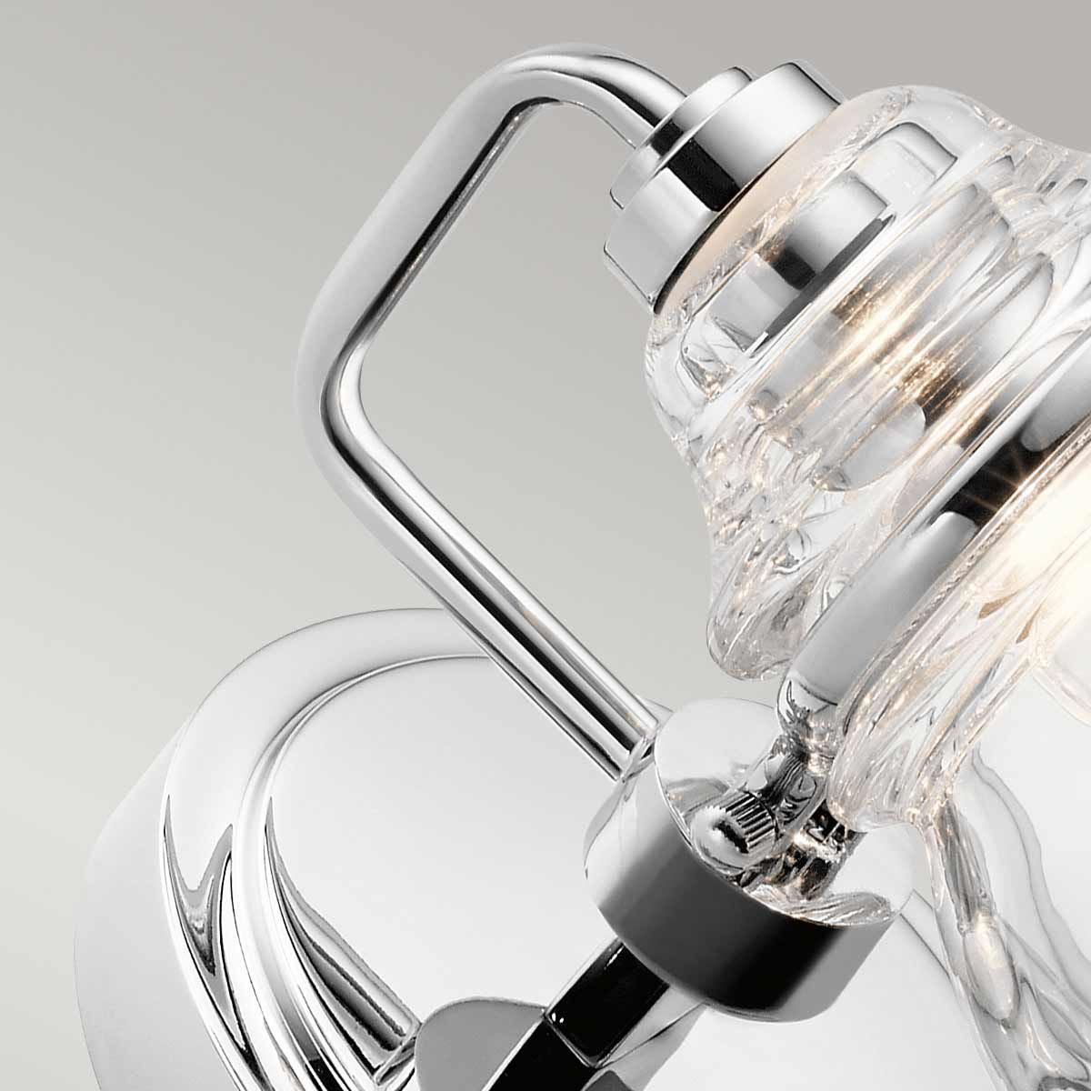 Kichler Talland Single Bathroom Wall Light - Polished Chrome