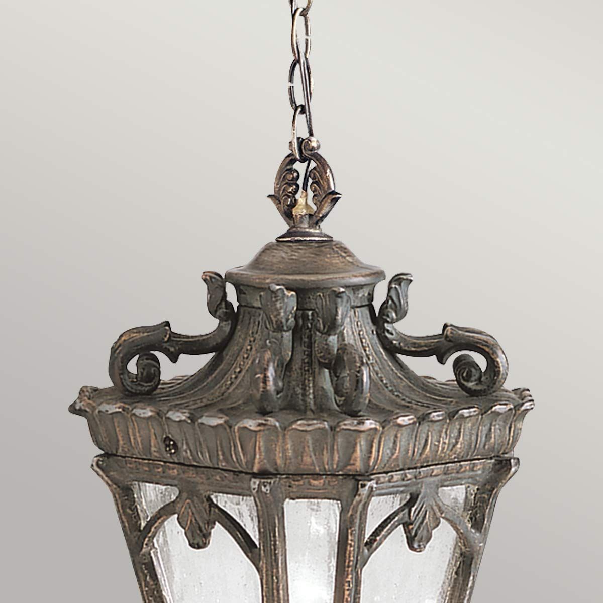 Kichler Tournai Single Medium Chain Lantern - Londonderry