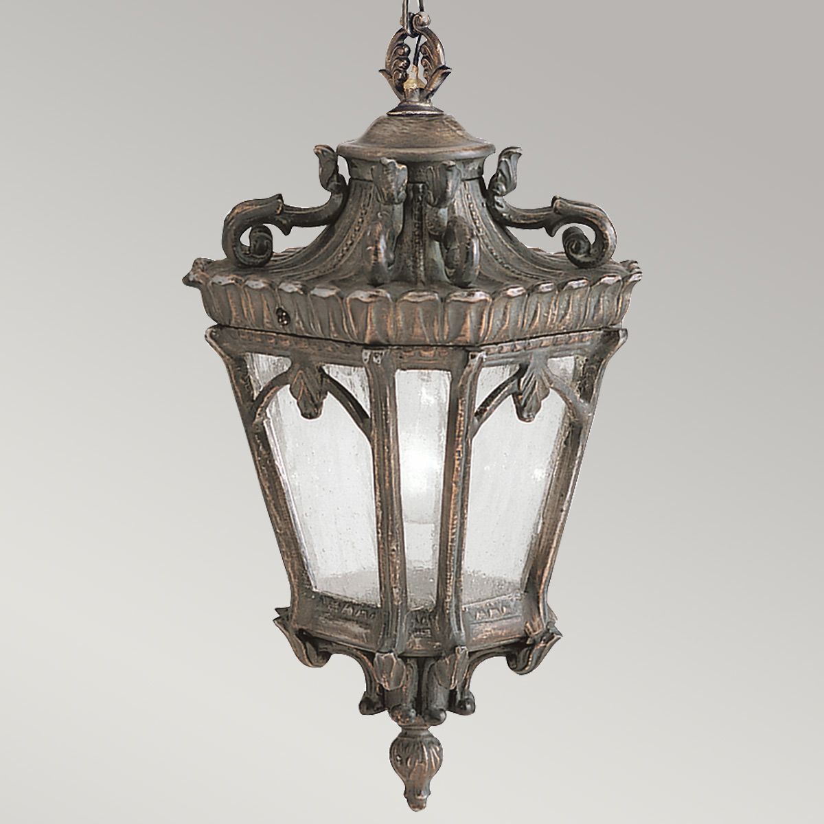 Kichler Tournai Single Medium Chain Lantern - Londonderry