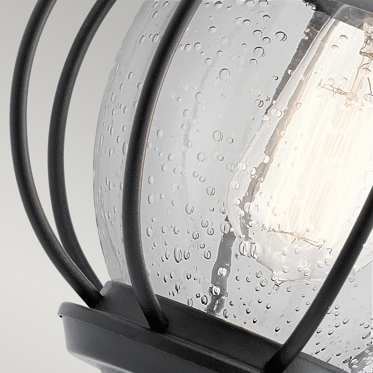 Kichler Vandalia Single Wall Lantern - Textured Black
