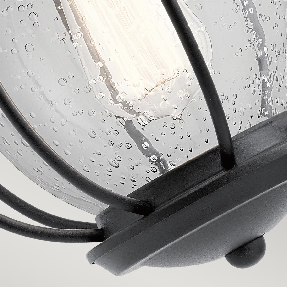 Kichler Vandalia Single Wall Lantern - Textured Black