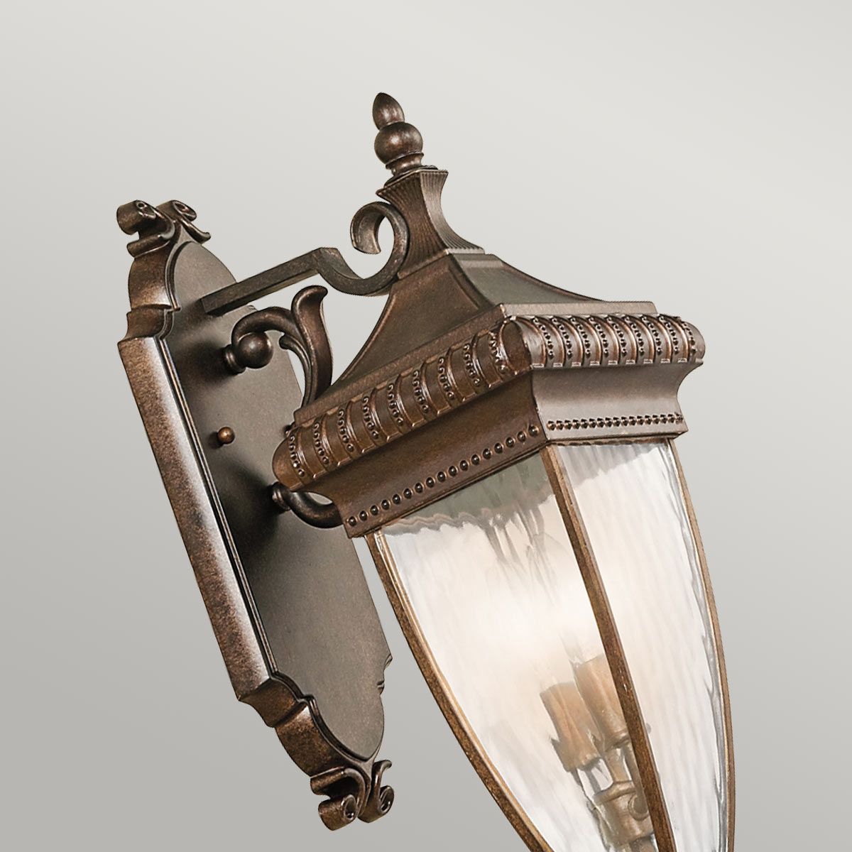 Kichler Venetian Rain 2 Light Medium Wall Lantern - Brushed Bronze