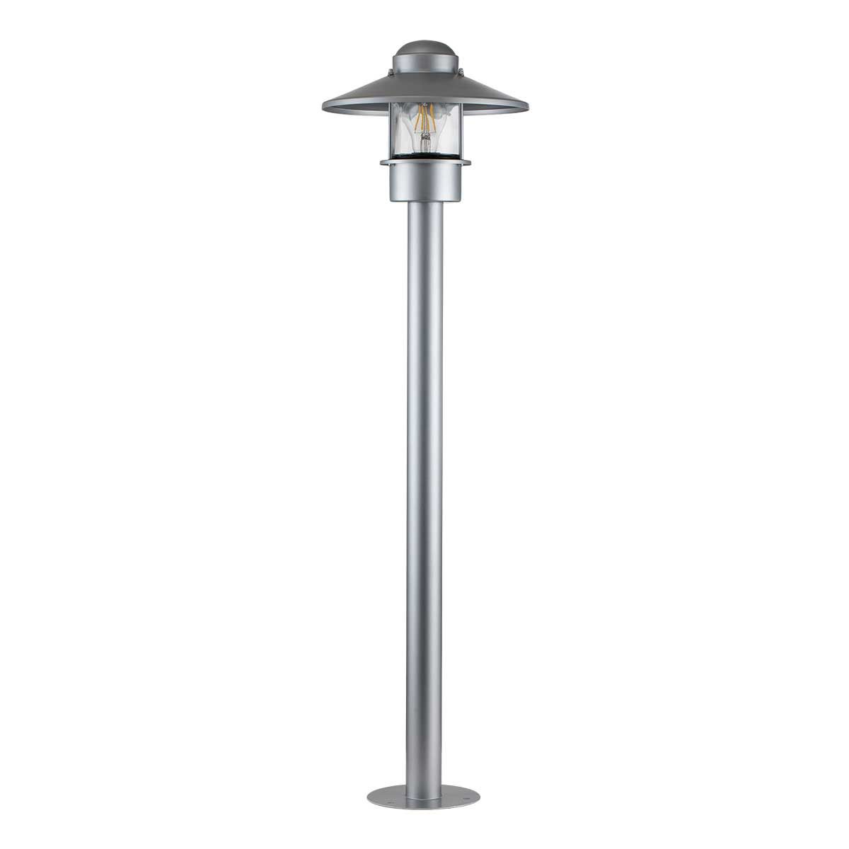 Elstead Klampenborg Single Bollard - Silver