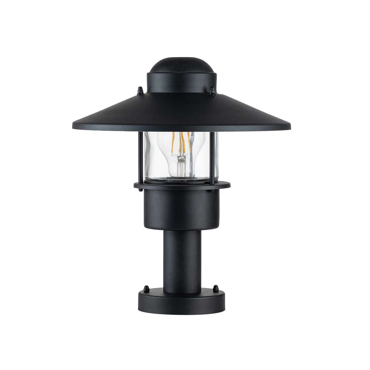 Elstead Klampenborg Single Pedestal - Black