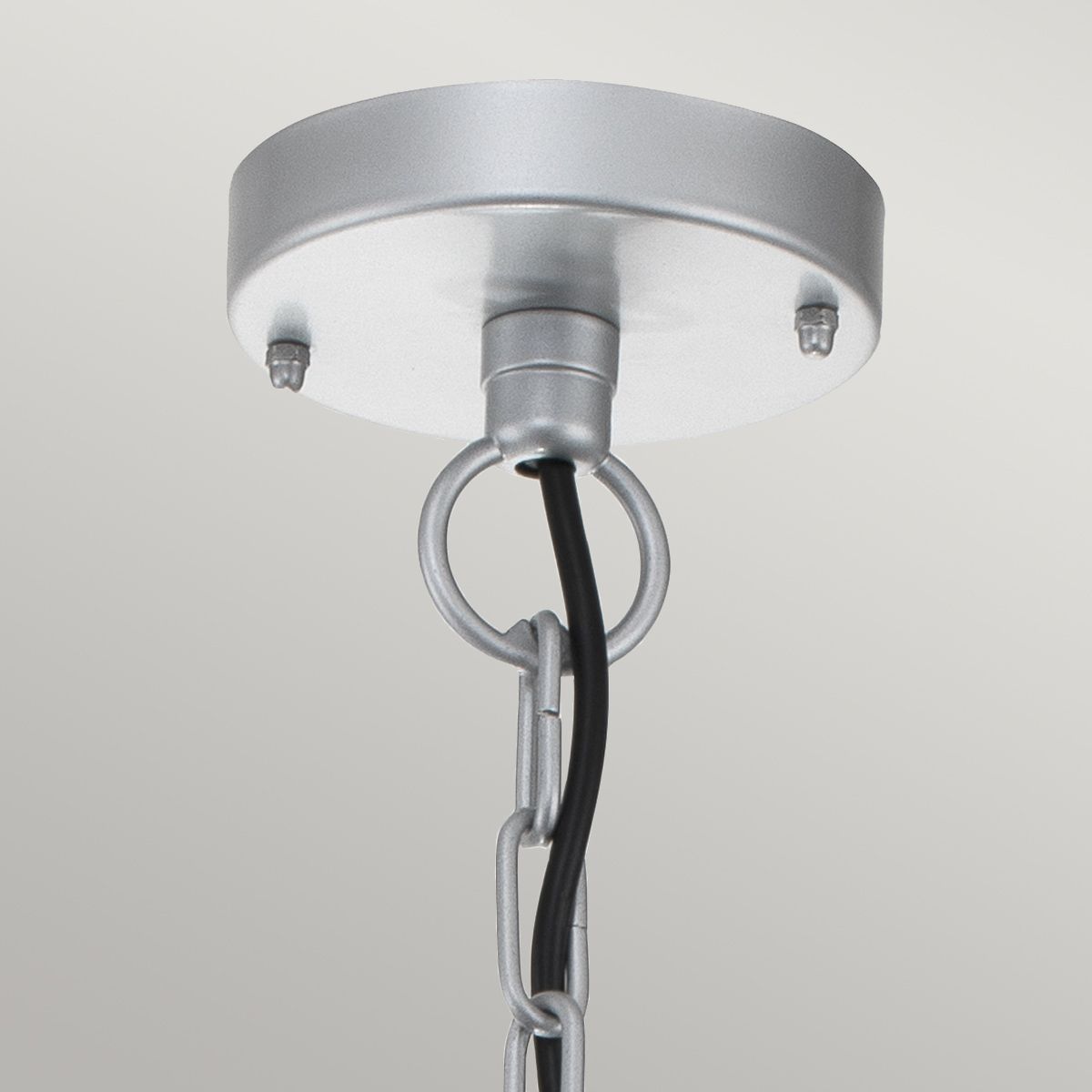 Elstead Klampenborg Single Chain Lantern - Silver