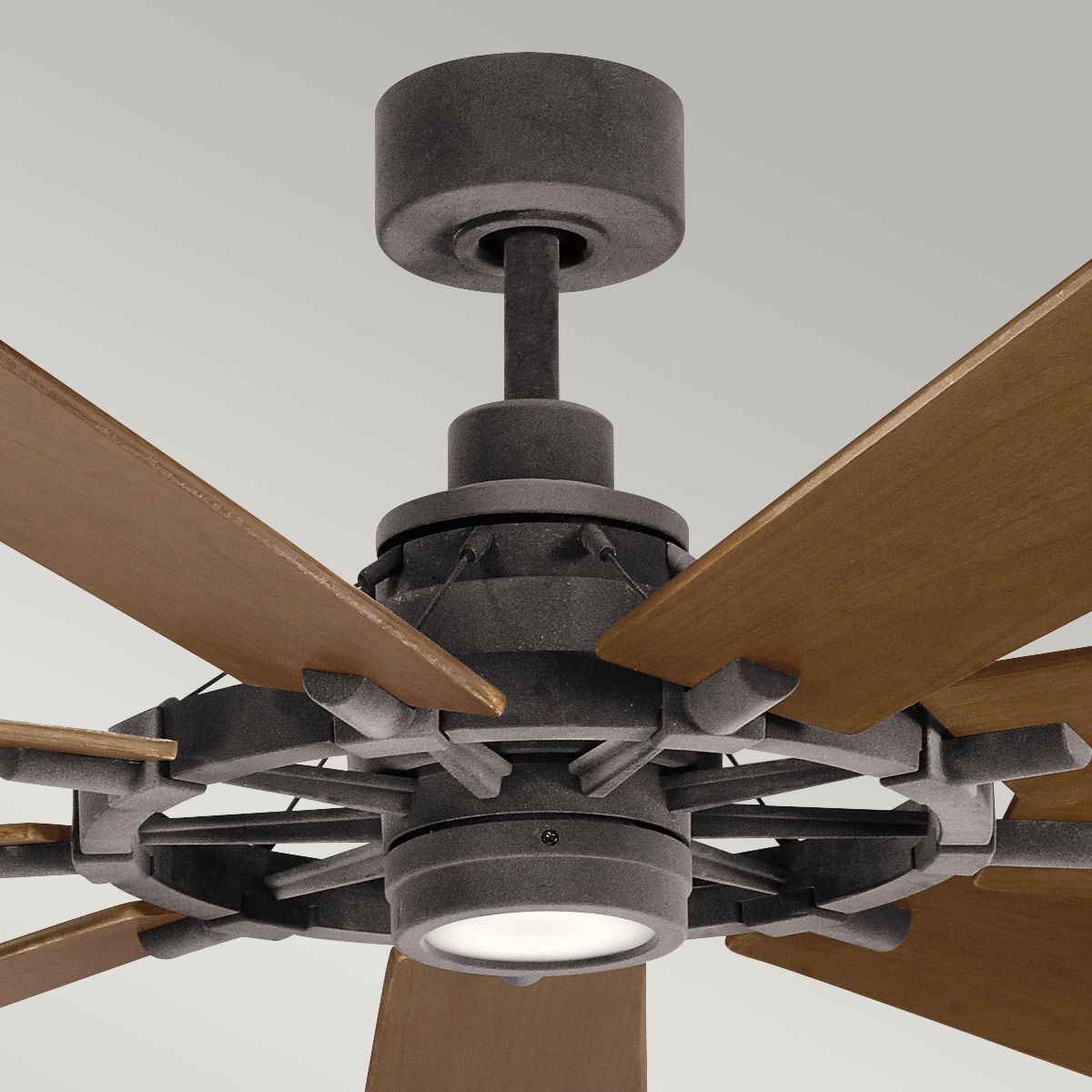 Kichler Gentry XL 85" Fan - Weathered Zinc