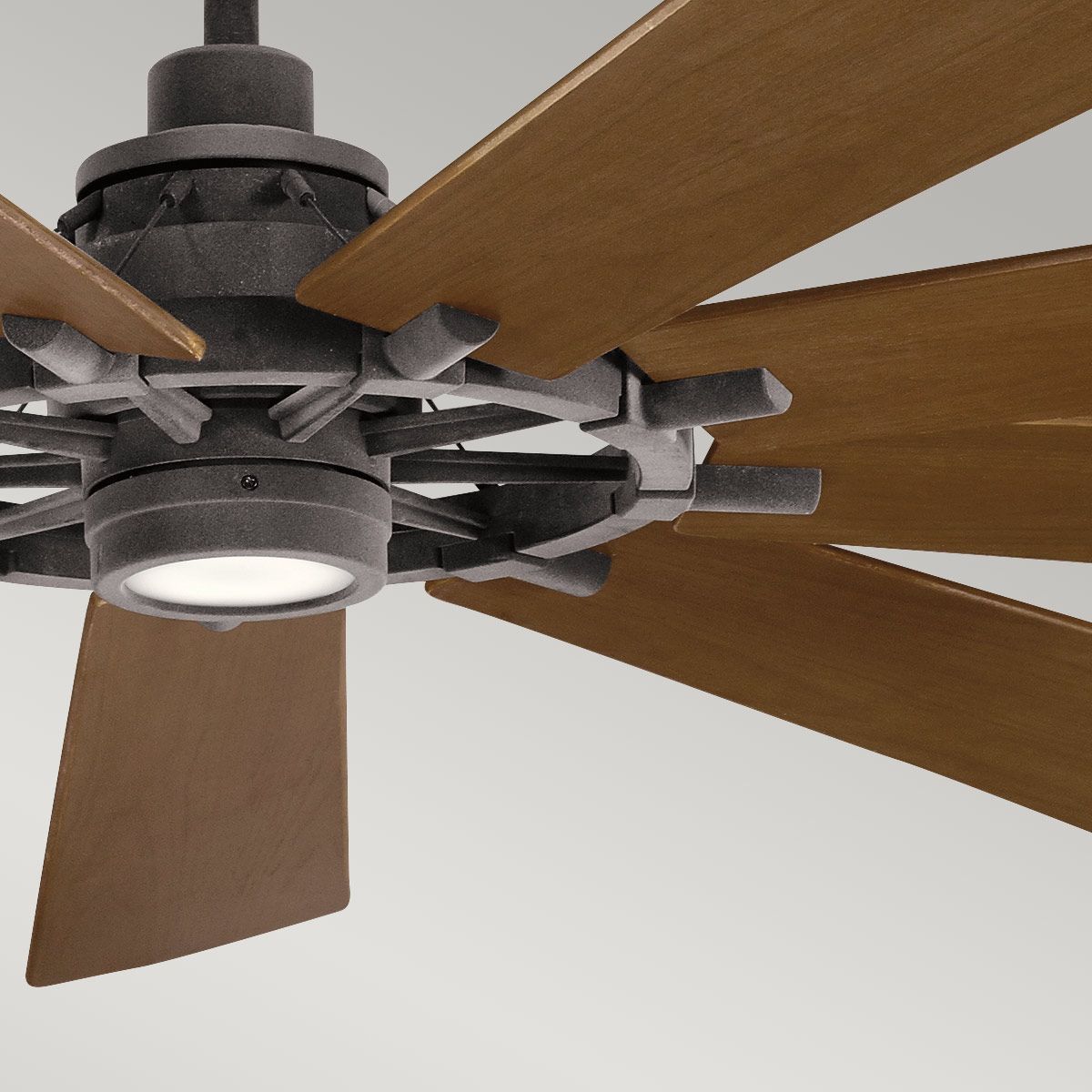 Kichler Gentry XL 85" Fan - Weathered Zinc