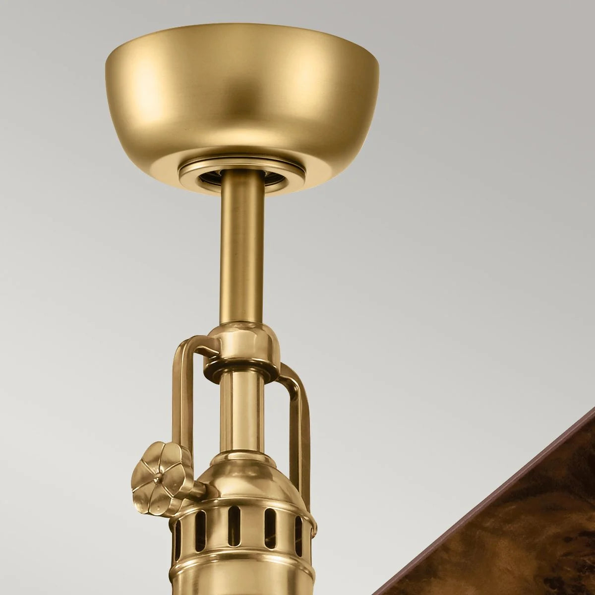 Kichler Hatteras Bay 56" LED Fan - Burnished Antique Brass