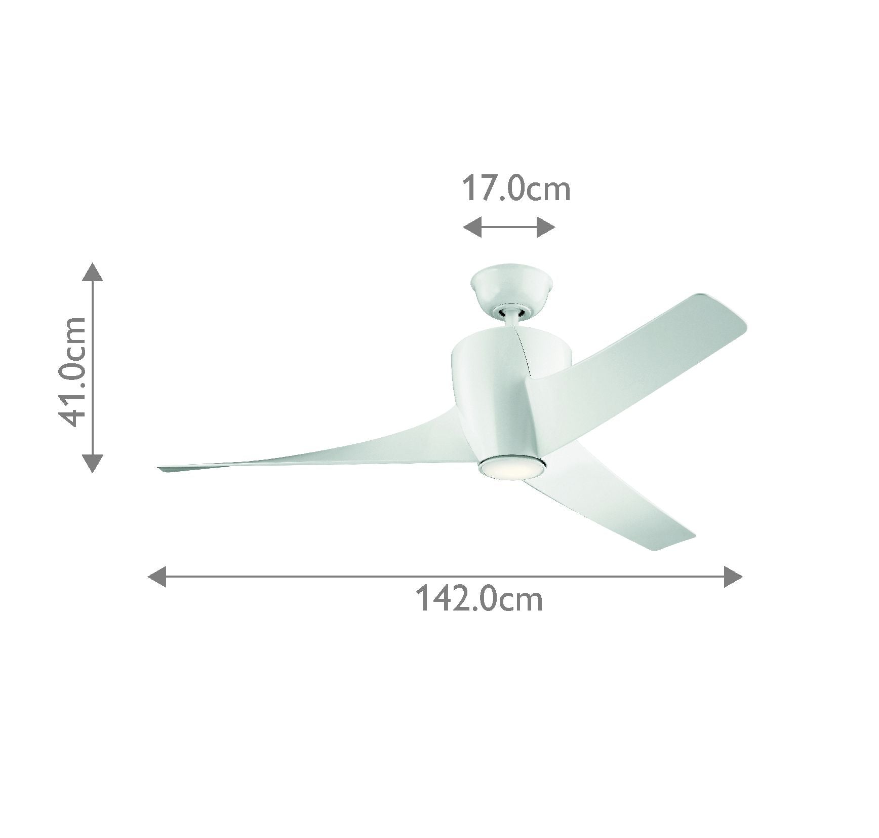 Kichler Phree LED 56" Fan - White