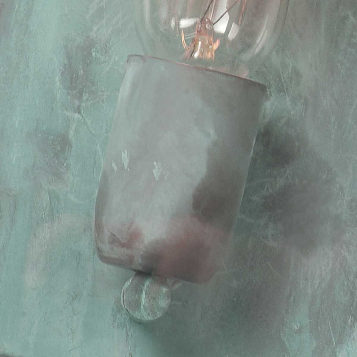 Elstead Lambeth Palace Single Wall Lantern - Verdigris