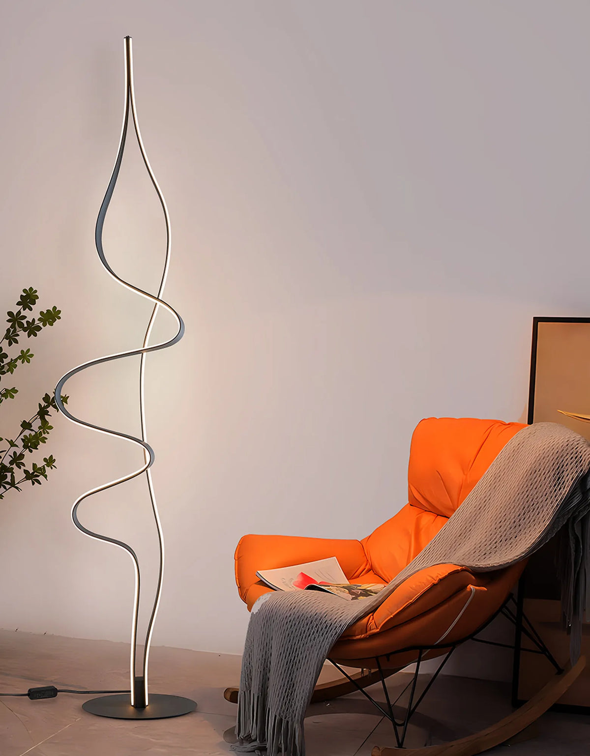 Fabula Laven Floor Lamp – 20 cm – Dark Grey