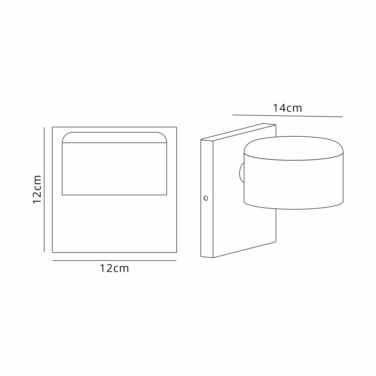 Fabula Henley IP65 1 Light Wall Light – Anthracite & Frosted Glass