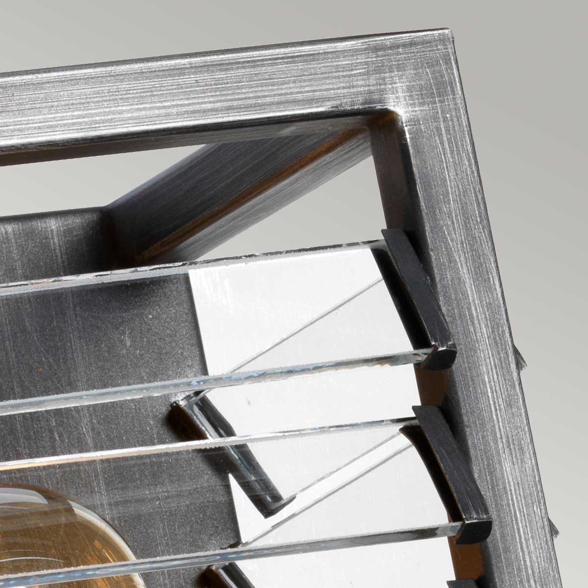 Elstead Louvre 2 Light Wall Light - Painted Gunmetal