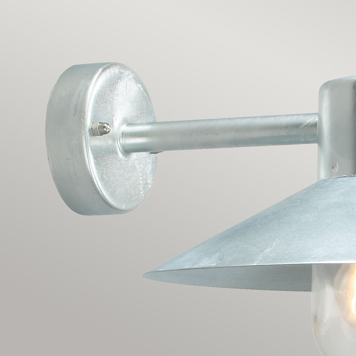 Norlys Lund Single Wall Lantern - Galvanised
