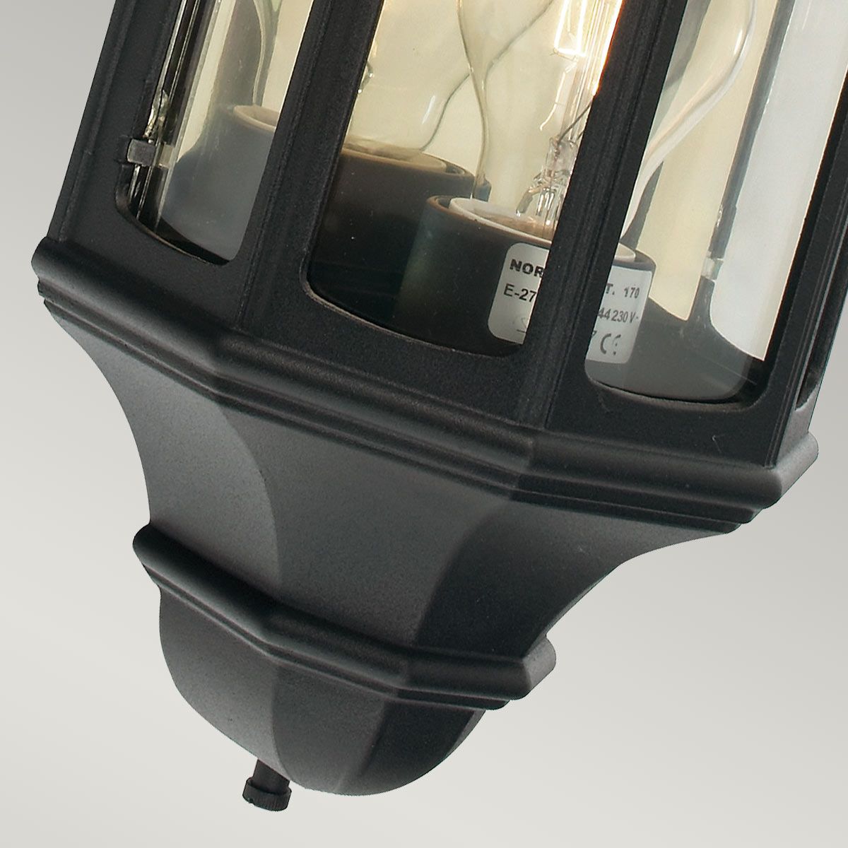 Norlys Malaga Single Wall Lantern - Black