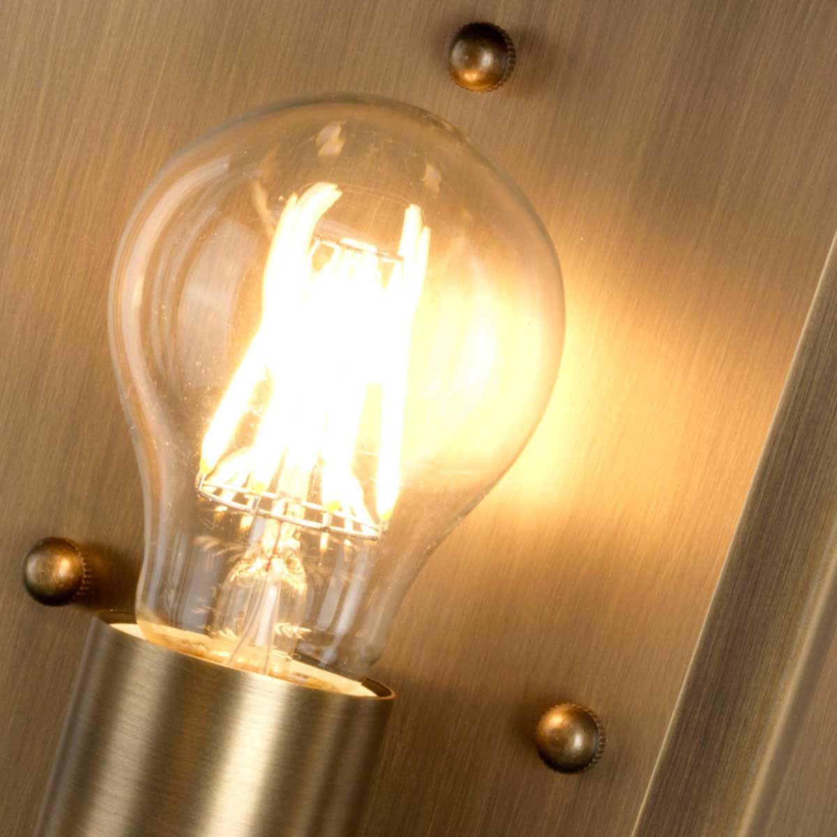 Elstead Mansion House Single Wall Lantern - Aged Brass