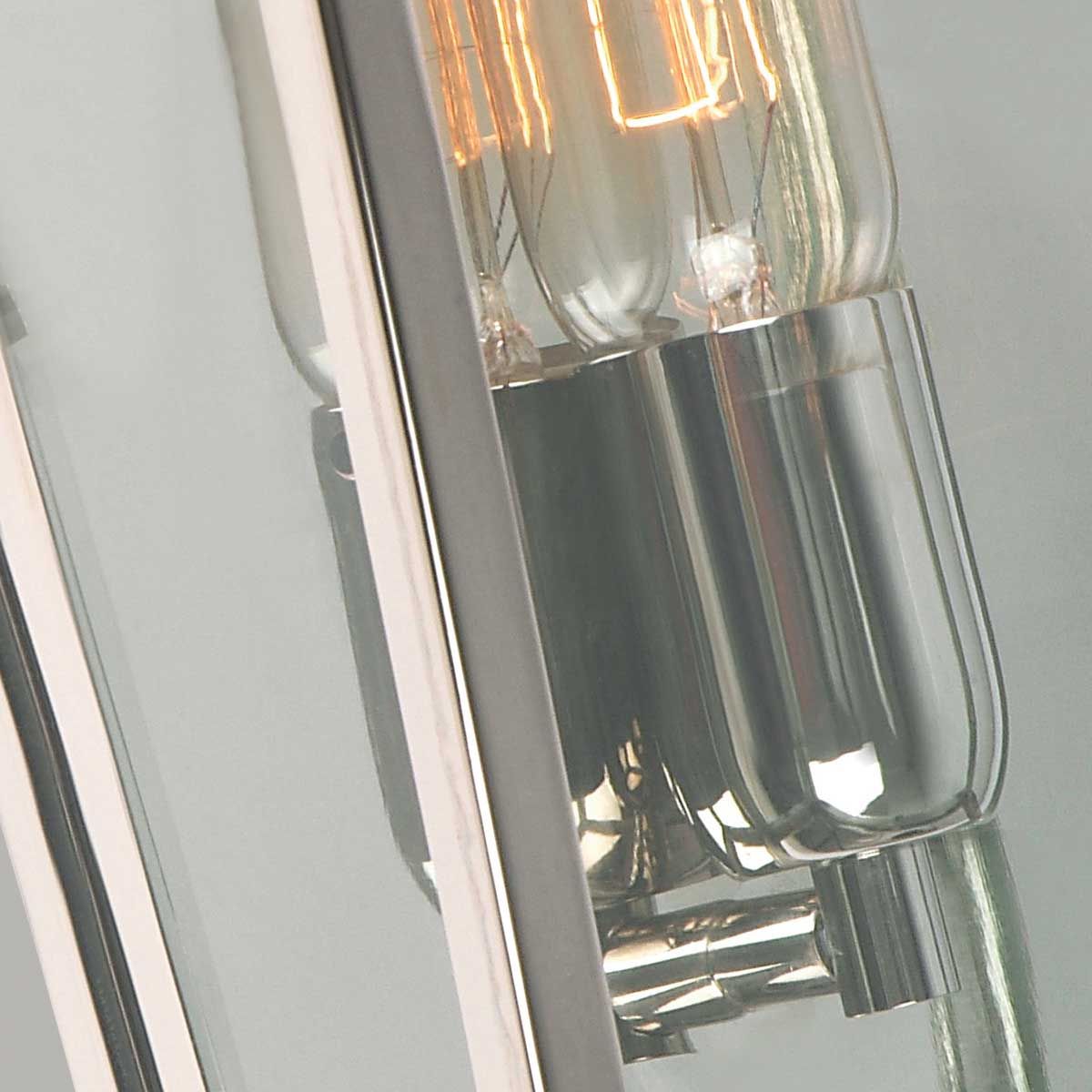 Elstead Mansion House Single Wall Lantern - Polished Nickel