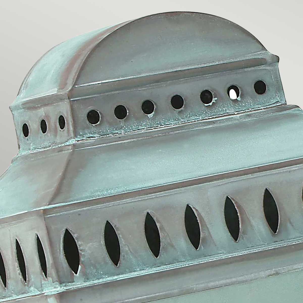 Elstead Mansion House Single Wall Lantern - Verdigris