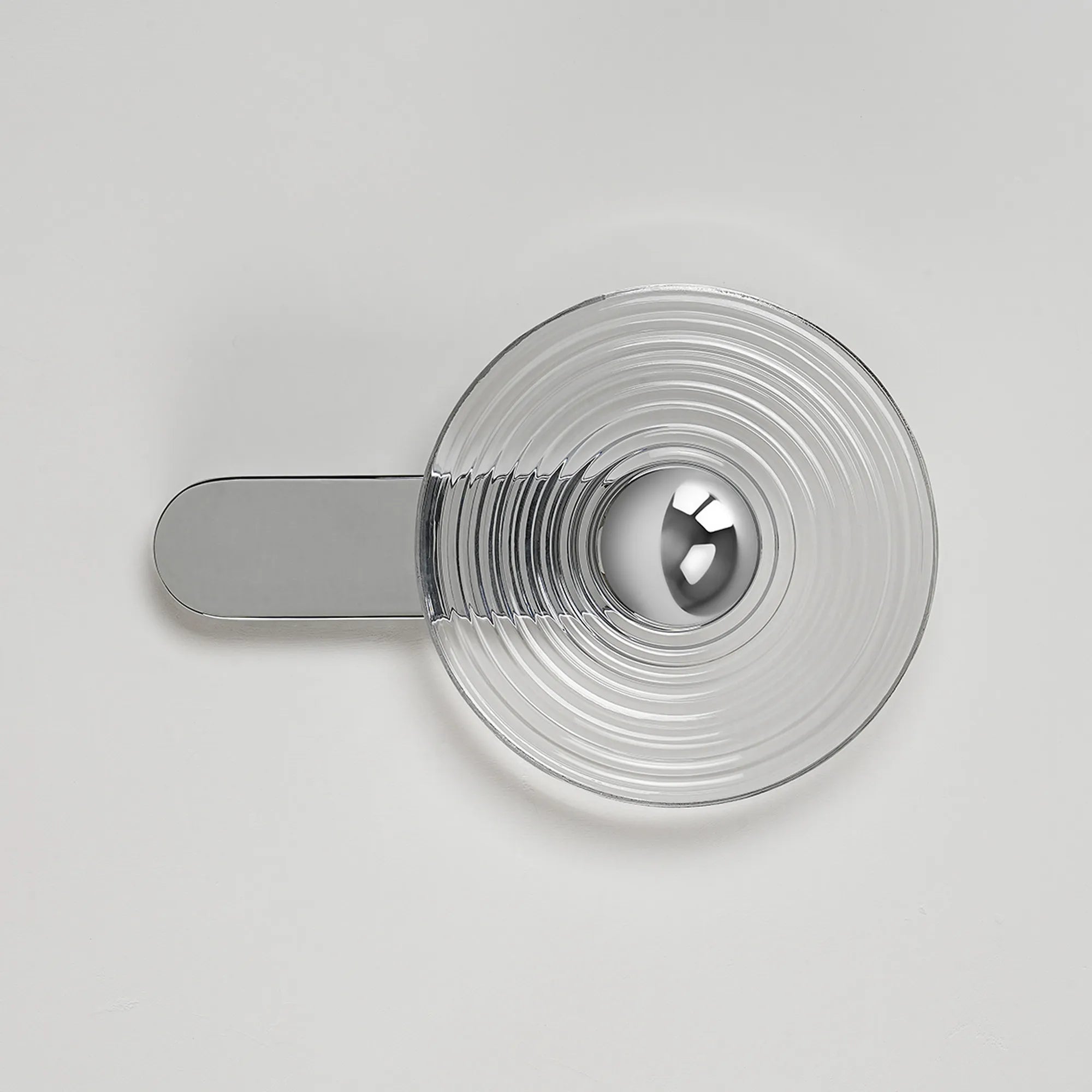 Milton Wall Lamp - Chrome & Clear