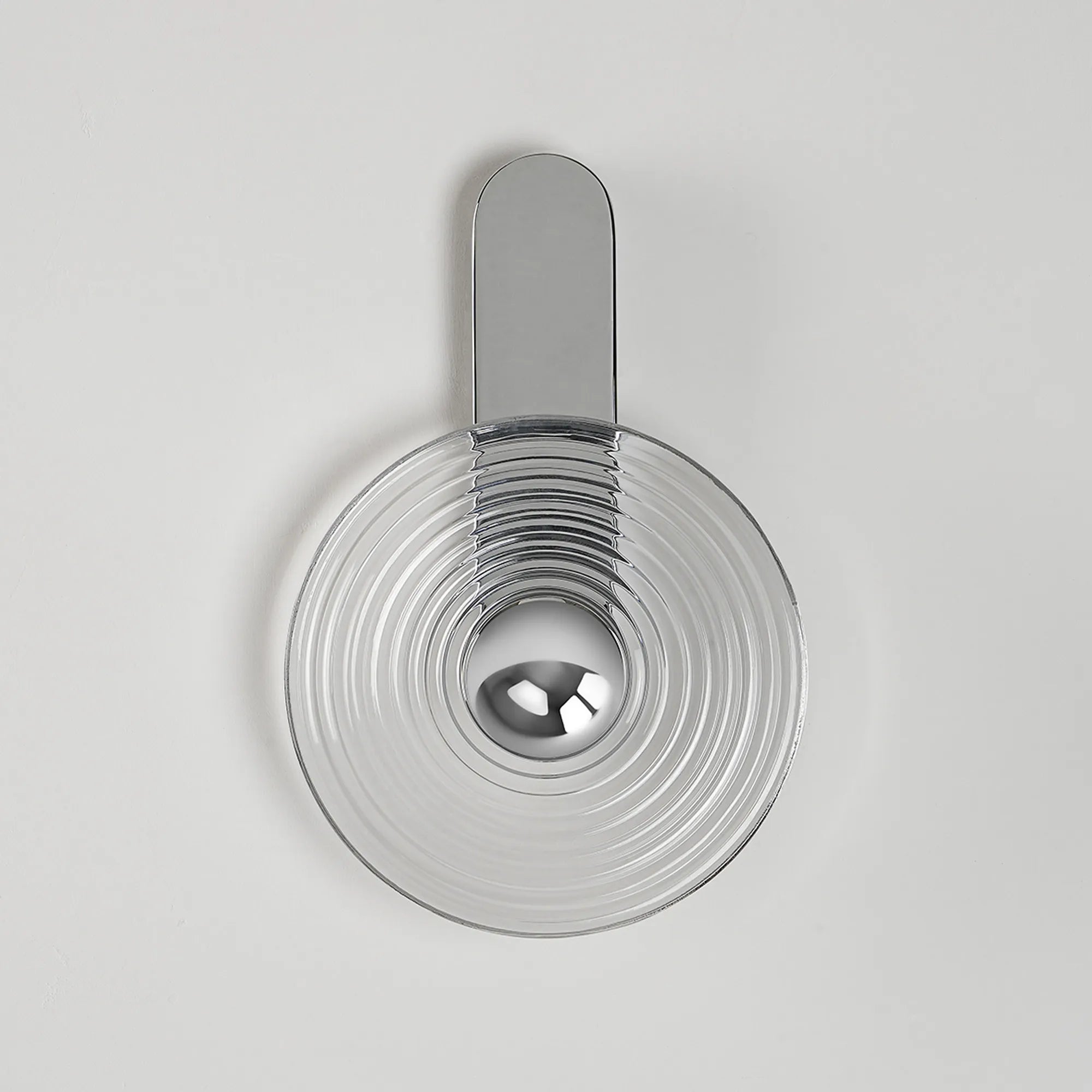 Milton Wall Lamp - Chrome & Clear